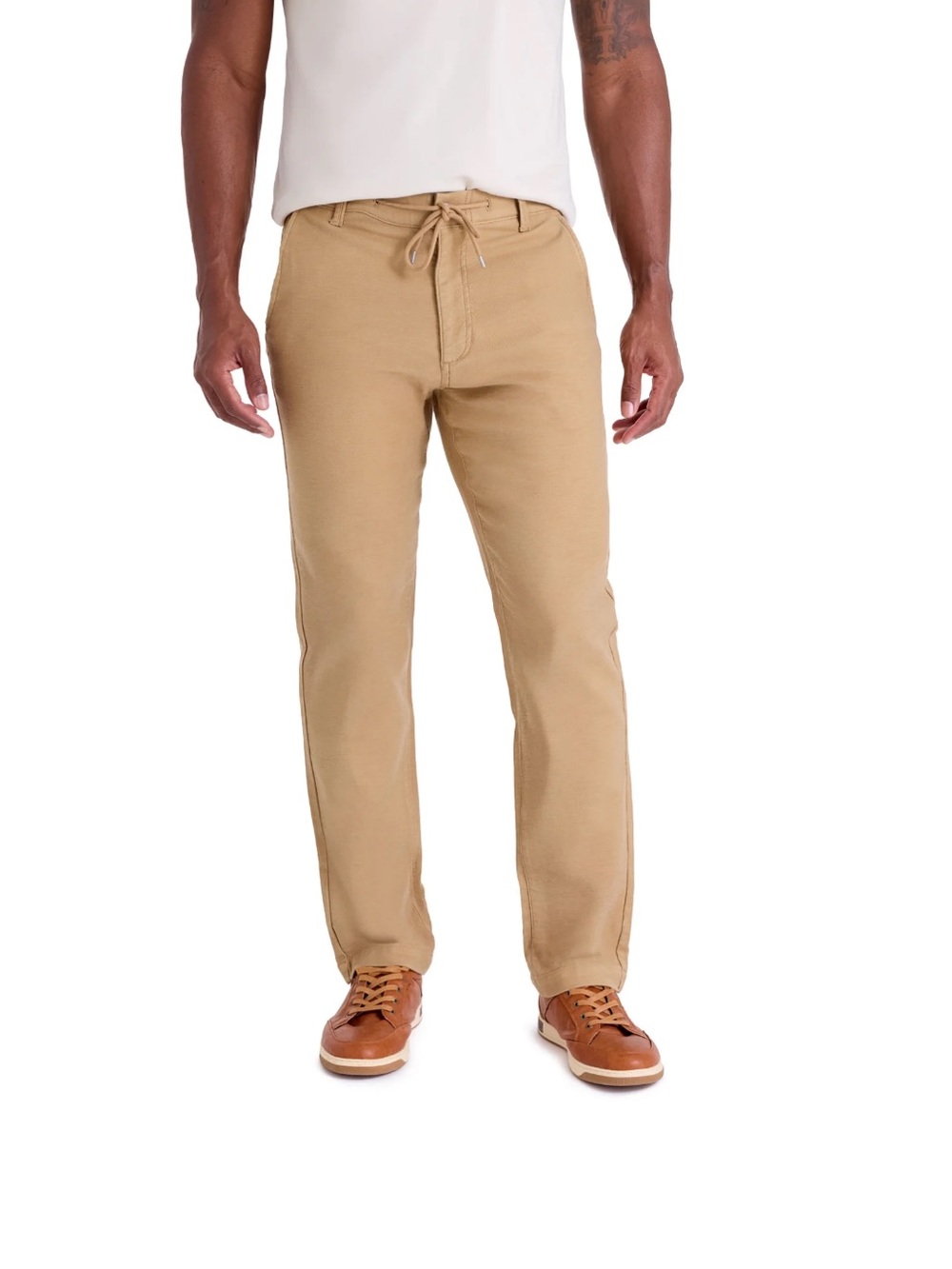 US Polo Assn Mens Comfort Waist Chino Pants Honey Tan Small *NEW*